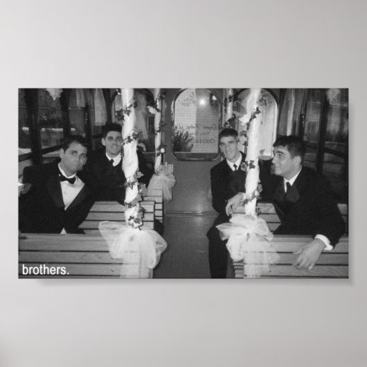 Poster jour du mariage (Devant)