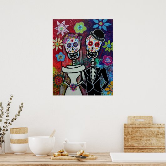 POSTER JOUR DU MARIAGE DE L'AFFICHAGE MORT PAR PRISARTS (Cuisine)