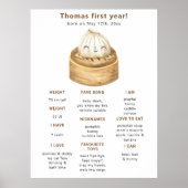 Poster Jour du premier anniversaire du dumping Jalon Anni (Devant)