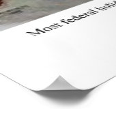 Poster Jour du Président - Fête la plus étrange (Coin)