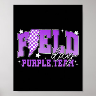 Poster Jour du terrain 2025 Équipe violet Couleur du voya