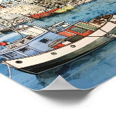 Poster Jour En Bord De Mer (Coin)