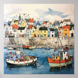 Poster Jour En Bord De Mer