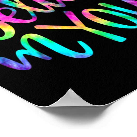 Poster Jour Enseignant Je Crois En Vous Test Chemise Crav (Coin)