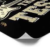 Poster Jour Enseignant Rock Le Test Guitare Enseignant Te (Coin)