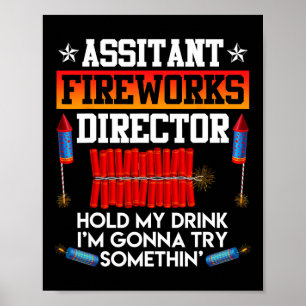 Poster Jour Istant Fireworks Directeur Usa Party Fan