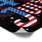 Poster Jour Joyeux 4 juillet (Coin)