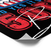 Poster Jour Joyeux Juillet 4 & Oui C’est mon 50ème an (Coin)