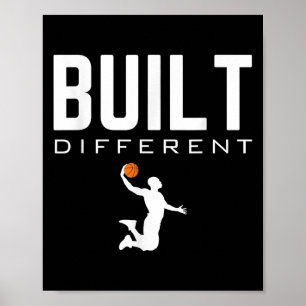 Poster Jour M du jeu de devis du joueur de basket-ball