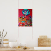 POSTER JOUR MARIACHI DE L'AFFICHAGE MORT (Cuisine)
