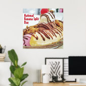 Poster Jour national de partage de bananes (Bureau à domicile)