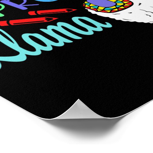 Poster Jour No Prob Llama Jour d'essai Aucun problème Jou (Coin)