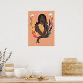 Poster Jour Noir de Concept Fun tiré à la main 2/3 (Cuisine)