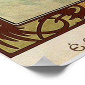 Poster Jour par Alfons Mucha (Coin)