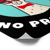 Poster Jour Pas De Problème Drôle Test Llama Design (Coin)