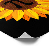 Poster Jour Pi Tournesol Pi Numéro Symbole Math Thème Sci (Coin)