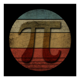 POSTER JOUR PI VINTAGE