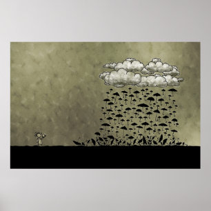 Poster jour pluvieux