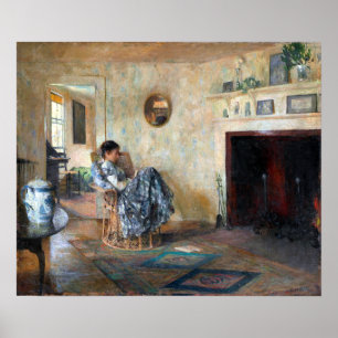 Poster Jour pluvieux de Frank W. Benson