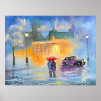 Jour pluvieux rouge parapluie romantique couple ma
