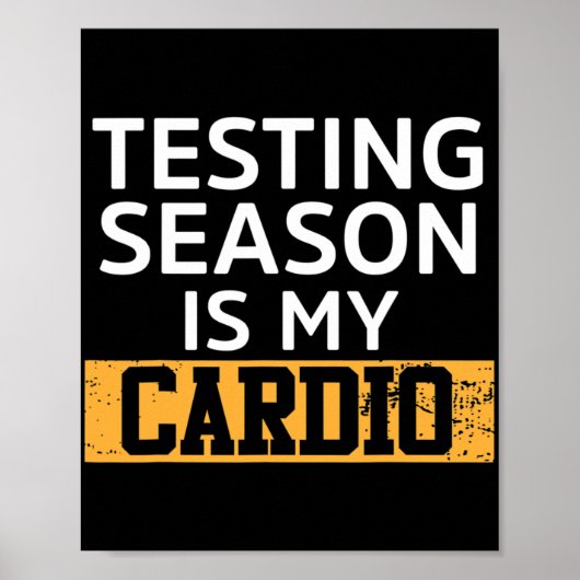 Poster Jour Pour Les Tests D'Enseignants La Saison Est Mo (Devant)