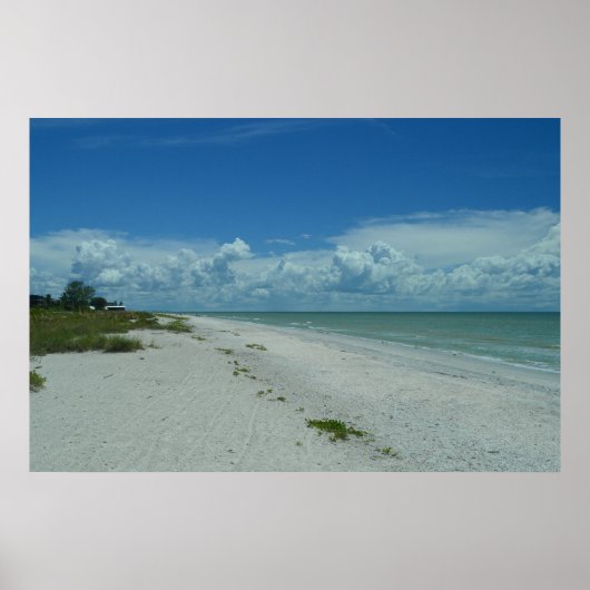 Poster Jour Sur Une Plage Tropicale (Devant)