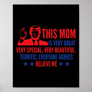 Poster Jour Trump Citations amusantes de l'élection 2024