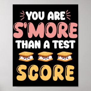 Poster Jour Vous Êtes Plus Qu'Un Test Score Enseignant Ét
