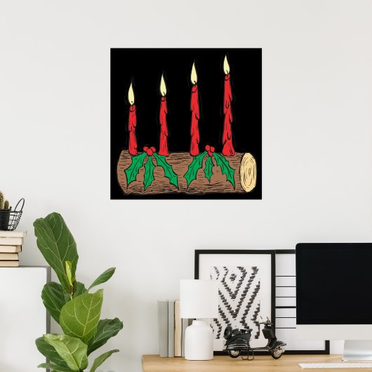 Poster Journal de yule (Bureau à domicile)