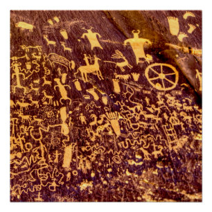 Poster Journal Rock American Indian Utah