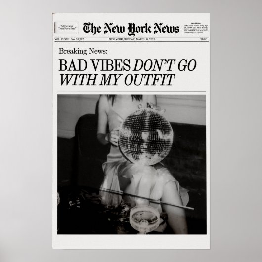 Poster Journal tendance Imprimer, New York Magazine Impri (Devant)