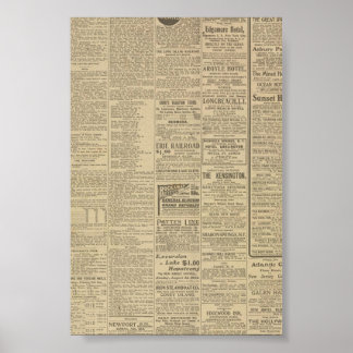 Poster Journal vintage