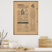 Poster Journal vintage (Cuisine)