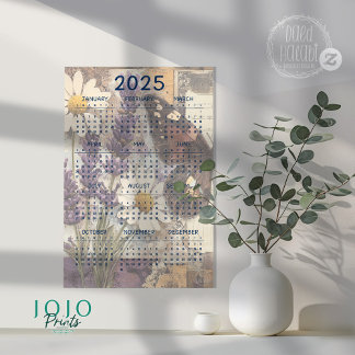 Poster Journal Vintage floral Junk 2025