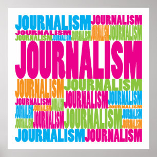 Poster Journalisme coloré