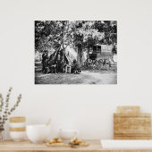 Poster Journalisme intégré, 1863 (Cuisine)