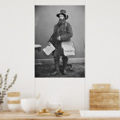 Poster Journaliste de la guerre civile, années 1860 (Cuisine)