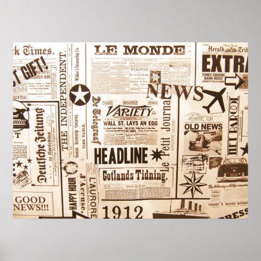 Poster Journaux (Devant)