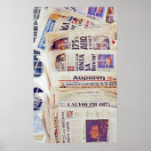 Poster Journaux grecs (Devant)