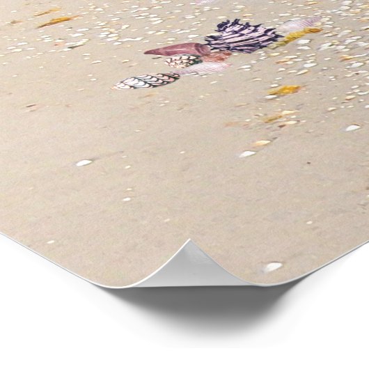 Poster Journée à la plage (Coin)