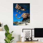 Poster Journée à la plage (Bureau à domicile)