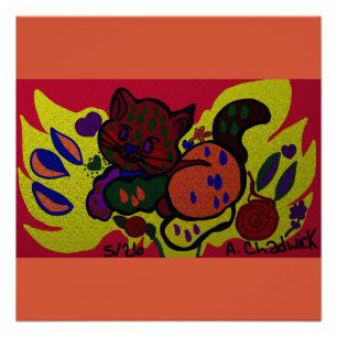 Poster Journée dans la vie de Happy le Chat