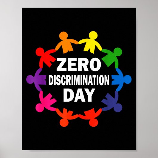 Poster Journée de la discrimination zéro - égalité inclus (Devant)