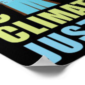 Poster Journée de la justice climatique Changement climat (Coin)