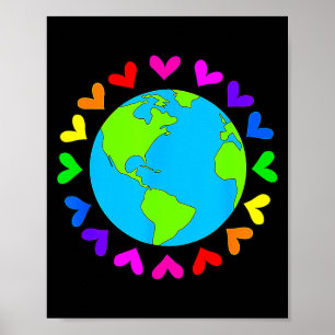 Poster Journée de la Terre 2022 Militant pour l'environne