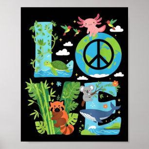 Poster Journée de la terre 2026 amoureux des animaux envi