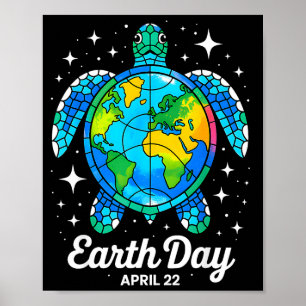 Poster Journée de la Terre 2026 Restaurer la Terre Mer Jo
