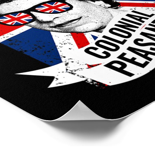 Poster Journée de la trahison Drôle Reine Elizabeth 4 jui (Coin)