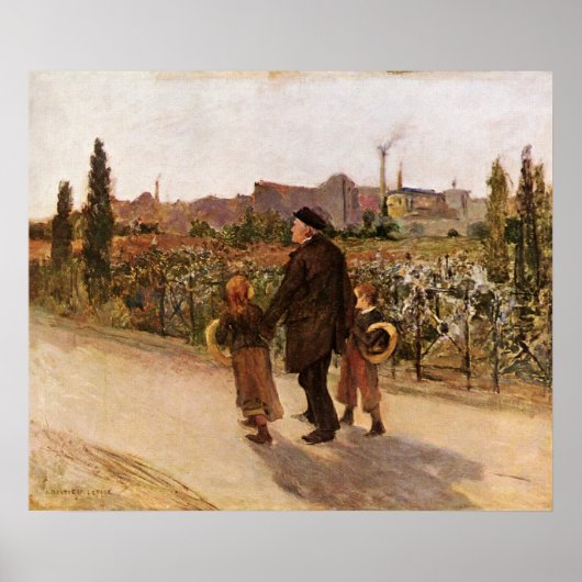 Poster Journée de l'âme par Jules Bastien-Lepage (Devant)