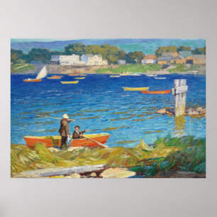 Poster Journée de pêche, 1923 par Edward Henry Potthast
